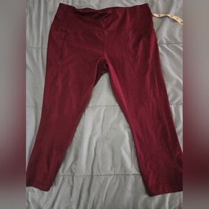 Avia Red Athletic Leggings